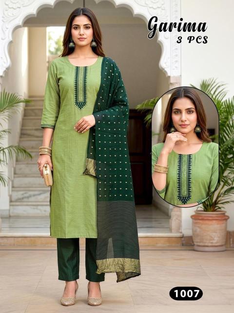 Desi kudi garima 3pcs wholesale kurti and dress in chennai